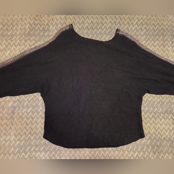 Joseph Ribkoff Sweater With Rhinestone Accents - Picture 3 of 4